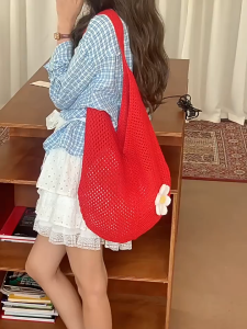 Tas Rajut Santai Gaya Vintage LOOYOYU Elegan – Ringan dan Awet