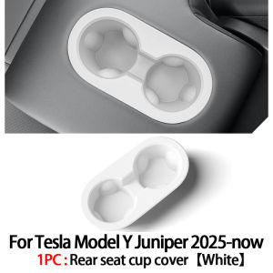 For Tesla Model Y Juniper 2025 Interior Accessories Cup Holder Silicone Center Control Bottle Drink Rack for Front Rear Seater