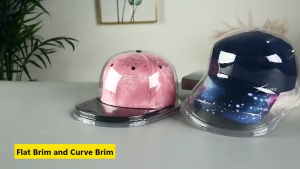 5 SETS Cap Case Protector - Curve Brim & Flat Brim Transparent for Display and Collections