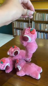 [Qùa tặng xinh xắn] Móc Khóa Gấu Dâu LINDO Móc Khóa Dễ Thương Treo Balo Cặp Quà Tặng Đáng Yêu