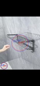 DuduMart Bathroom Organizer Rack stainless steel Towel Holder Toilet soap Storage wall hooks corner