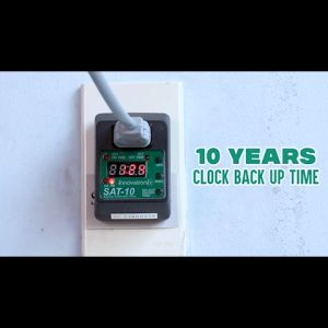 troniximaging SAT 10 Signage and Appliance Automatic Timer - Signage / Appliance Protector and Energy Saver Cost Efficient Timer Auto On / Off Timer with Clock Display