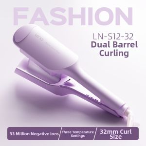 「China Plug」Lena | Water Wave Negative Ion Curling Iron 32mm