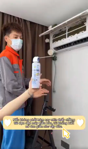 Xịt Vệ Sinh Máy Lạnh Dạng Bọt 500ml – Làm Sạch Dàn Lạnh Khử Mùi Diệt Khuẩn – Không Cần Tháo Lắp