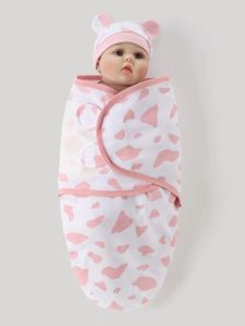 Best Selling Newborn Swaddle Blanket Casual Soothing Wrap Anti-startle Blanket Baby Wrapping Cloth Four Season Sleep Bag Baby Supplies