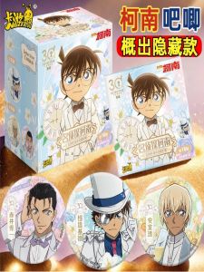 Conan 30th Anniversary Badge Complete Box Set Iron Craft Detective Conan Anime Patches Collectible Pins Work Desk Accessories