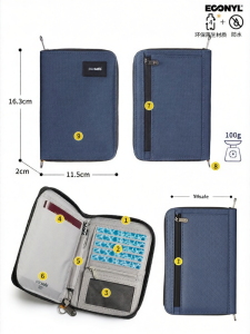 Pacsafe | RFID Blocking Durable Canvas Passport Bag