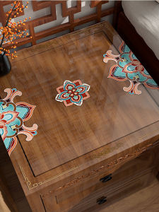 Dustproof Waterproof Oil-Resistant Heat-Resistant Odorless Luxury Bedside Table Cover