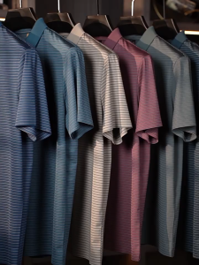 Áo Polo Nam Trung Niên Cao Cấp - Kẻ Sọc Thanh Lịch