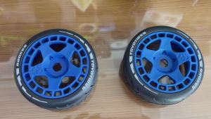 Lốp Và Mâm Xe Đua RC 1/8 Lỗ 17mm Dành Cho Xe Drift Đường Phố 1:10 Tương Thích Với HSP Hobao HPI WR8 ARRMA Redcat Losi Kyosho VRX Tamiya
