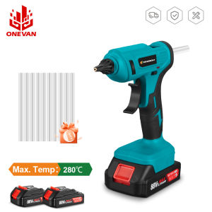 🔥3 Days Delivery🔥Cordless Electric Hot Melt Glue Machine 10pcs 11mm Glue Stick Anti-scald Nozzle Rechargeable DIY Repair Tool For Makita Battery