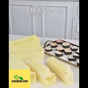 SAVEMORE Sushi Molder For Rice Ball Hoge Cake Roll Japanese Kitchen Mold Tool Kit DIY Press Shape Maker LA