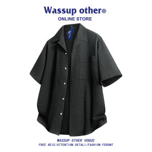 American Retro Texture Loose Summer Shirt