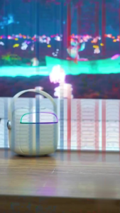 Loa bluetooth karaoke mini kèm micro WEKOME D43 đèn LED âm thanh sống động thiết kế nhỏ gọn - Happy Home 4U