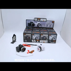 New fun mini spy camera with one-click ejection launch kit packaging as a childrens toyNew fun mini spy camera with one-click ejection launch kit packaging as a childrens toy新款趣味迷你特工相机抛壳一键发射礼盒包装儿童玩具