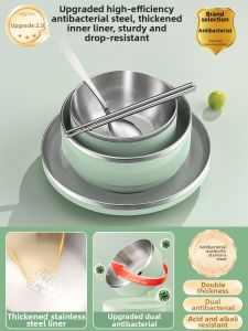 YOULUNMEI | Personal Stainless Steel Dinnerware Set