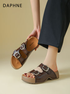 Daphne | Thick Heel Increasing Beach Shoes For Women Outdoor Versatile Sandals Summer 1-piece