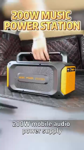 Jiditech 200W Power Station Multi-Function Big Capacity Power Generator Built in Bluetooth Speaker