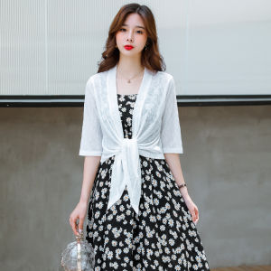 Khăn Choàng Mùa Hè Đa Năng Dành Cho Nữ Với Váy Buộc Dây Kích Thước Lớn Dễ Dàng Phù Hợp Với Cổ Chữ V Phần Mỏng Chiều Dài Ngắn