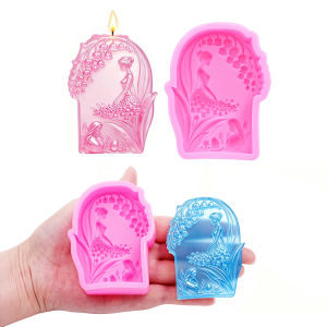 ly of the Valley Girl 3D Angel-Shaped Silicone Mold Tool for DIY Handmade Candles and Plaster Aromatherapy Orname