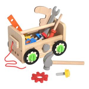 XIAOWANDOU | Childrens Repair Tool Box Set with Screwdriver and Nut Combination for Hands-on Play