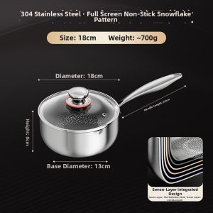 YIYIPAI | Non-stick Stainless Steel 304 Shabu Pot Baby Food Preparation