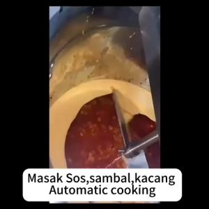 Automatic Sauce Sambal Paste Pes Stir Frying Pot Stirrer Auto Cooking Machine Mesin Pengacau Sos Stirring Pot 18L