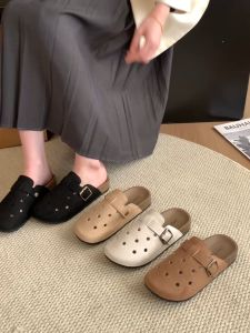 YOTO Shoes Clogs Sandals For Women Comfort Casual Perforated Breathable Loafer Half Slippers