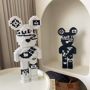 Violent Bear Bricks Mainan / DIY Nano Pola Kartun / Merakit Mainan