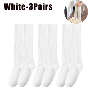 Womens Compression Socks Cotton Slimming Leg Wear Black White Fashion Socks All Season Hosiery