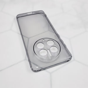 Applicable to Huawei Mate50 Phone Case 50pro Transparent Black Transparent Protective Case All-Inclusive Arc Border Drop Soft Shell Thin