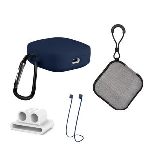 4in1 Soft Silicone Case for Redmi Buds 6 Active Cases Sleeve Bluetooth Wireless Earphone Sleeve Storage Bag With Anti-loss Rope