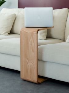 Juju Scandinavian Small Apartment Creative Corner Table Living Room Sofa Solid Wood Side Table Multi-Functional Log Bedside Table