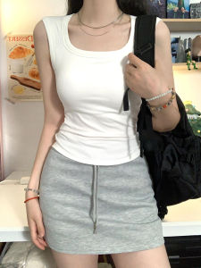 YAYANGREN | Áo Camisole Đệm Mùa Hè Với Dây Quai Rộng