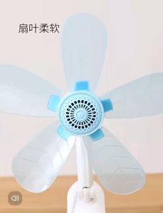 5 Blade Clip Fan Student Dormitory Bedside Cilp Small Fan Portable Wind Slient Clip Desk Fan