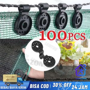 100pcs / 50pcs Klip Jaring Greenhouse / Klip Waring / Klip Jaring Pelindung Paranet / Klip Jaring Bulat Clip Paranet