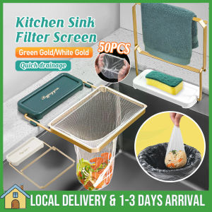 Kitchen Sink Filter Stainless Steel Sink Strainer Iron Shelf Kitchen Storage Leftover Waste Anti Clogging Strainer 厨余过滤架 水槽过滤网