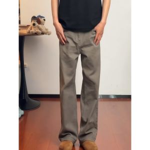 JIARONG | Slim Fit Loose Straight Jeans Mens Summer Thin Style