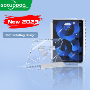 GOOJODOQ ปลอกอะคริลิคใสอย่างเต็มที่ iPad สําหรับ iPad Air 4 Air 5 เคส สําหรับ iPad Pro11 Pro12.9 7th 8th 9th 10th iPad mini6 mini7 เคส
