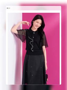 Koradior | Spring Sweet Lace Collar Lady Style Knit Top