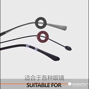 Round Ear Hook For Glasses Spectacle Sport Sunglasses holder retainer grip 眼鏡防滑耳勾 cermin mata