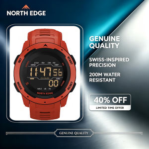 NORTH EDGE | Đồng Hồ Thông Minh NORTH EDGE Dành Cho Nam Đồng Hồ Thể Thao Kỹ Thuật Số Có Chức Năng Đếm Ngược Thời Gian Kép Chức Năng Báo Thức Chống Nước 50m Đồng Hồ Quân Đội