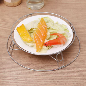 【On Sale】Stainless Steel Kitchen Food Steamer Steaming Rack Multifunction Bowl Pot Steaming Rack