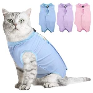 Cat Recovery Clothing for Cats Cotton Pet Clothes for Small Cats After Surgery Cat Costume Coat Kitten Outfit Costume