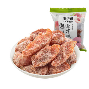 Salted Peach Slices 500g Snacks Small Packaged Dried Fruit No Walnut Zhejiang Hangzhou Brand La Yi Fen Leisure Food