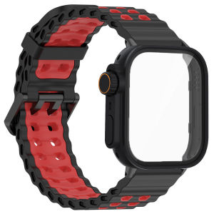Strap+ Case Compatible for Huawei Watch Fit 4 Pro Fit 4 Fit 3 Strap Breathable Sports Band PC Full Case Screen Protector for Hua