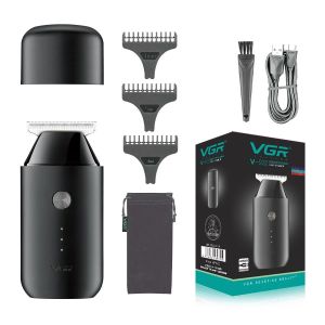 เครื่องตัดผมสำหรับผู้ชายแบบชาร์จไฟได้เครื่องเล็มหนวดไร้สายไม่มีเครื่องตัดไฟกรรไกรตัดผมขนาดเล็กมืออาชีพ