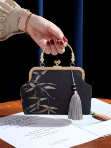 MEIFEI | Spring New Fashion Bamboo Leaf Print Handbag