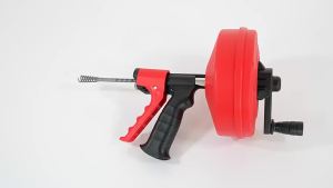 Manual/Electric Drain Unblocker for Household Use – Toilet Kitchen Sink Shower Drain Bathroom Clogged Pipe Cleaner Tool