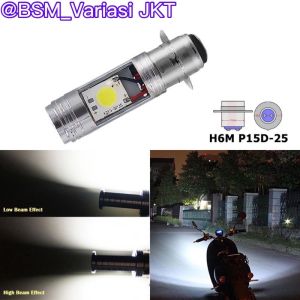 TERMURAH LAMPU LED H6 LASER HI LO LAMPU UTAMA MOTOR LED LASER H6 BERKUALITAS DAN SUPER TERANG H6 LASER 2 COLOUR